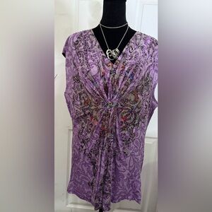 Motherhoods Maternity Woman’s Purple Maternity Top Size XL